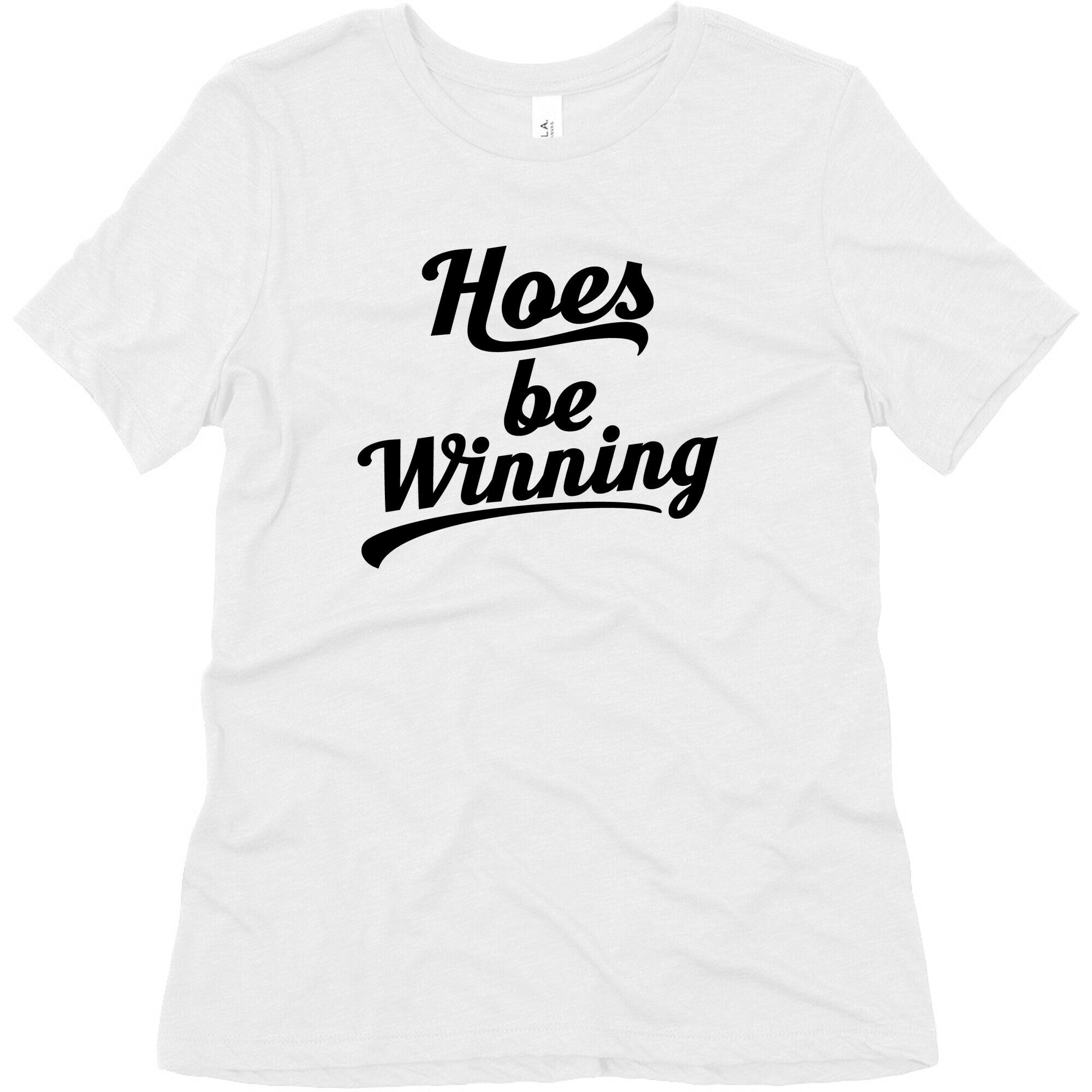 Hoes be Winning Womens Triblend Tee